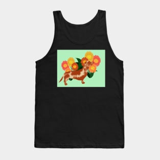 Nosey Dachshund 2 Tank Top